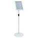 Suport poster tip pedestal Argintiu 33 x 33 x 123 cm - WALTI WALTI