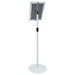 Suport poster tip pedestal Argintiu 33 x 33 x 123 cm - WALTI WALTI