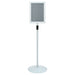 Suport poster tip pedestal Argintiu 33 x 33 x 123 cm - WALTI WALTI