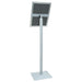 Suport poster tip pedestal Argintiu 32,5 x 27 x 126 cm - WALTI WALTI