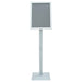 Suport poster tip pedestal Argintiu 32,5 x 27 x 126 cm - WALTI WALTI