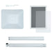 Suport poster tip pedestal Argintiu 32 x 27 x 119 cm - WALTI WALTI