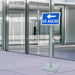 Suport poster tip pedestal Argintiu 32 x 27 x 119 cm - WALTI WALTI