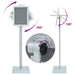 Suport poster tip pedestal Argintiu 32 x 27 x 119 cm - WALTI WALTI