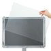 Suport poster tip pedestal Argintiu 32 x 27 x 119 cm - WALTI WALTI