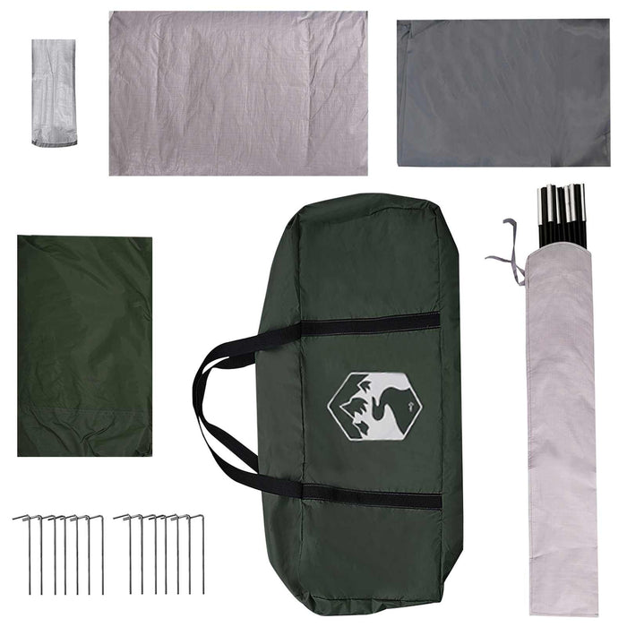 Cort de Familie Verde Army 320 x 210 x 180 cm Poliester WALTI