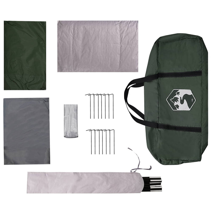 Cort de Familie Verde Army 380 x 260 x 190 cm Poliester WALTI