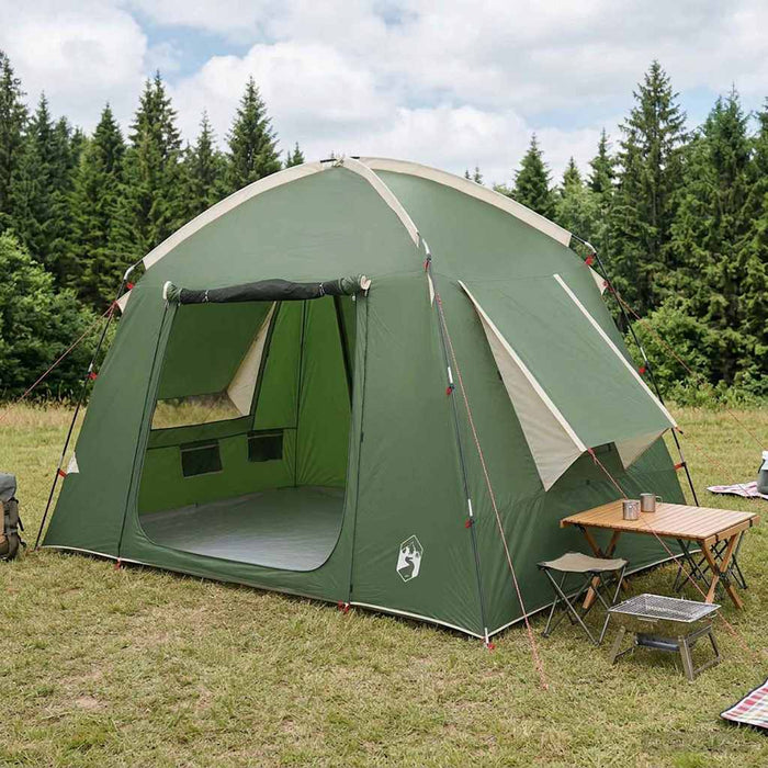 Tent Cabină cu acoperiș Verde 210 x 210 x 138 cm Poliester WALTI