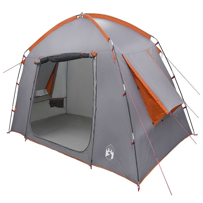 Tent Cabină Gri și Portocalie 210 x 210 x 138 cm Poliester WALTI