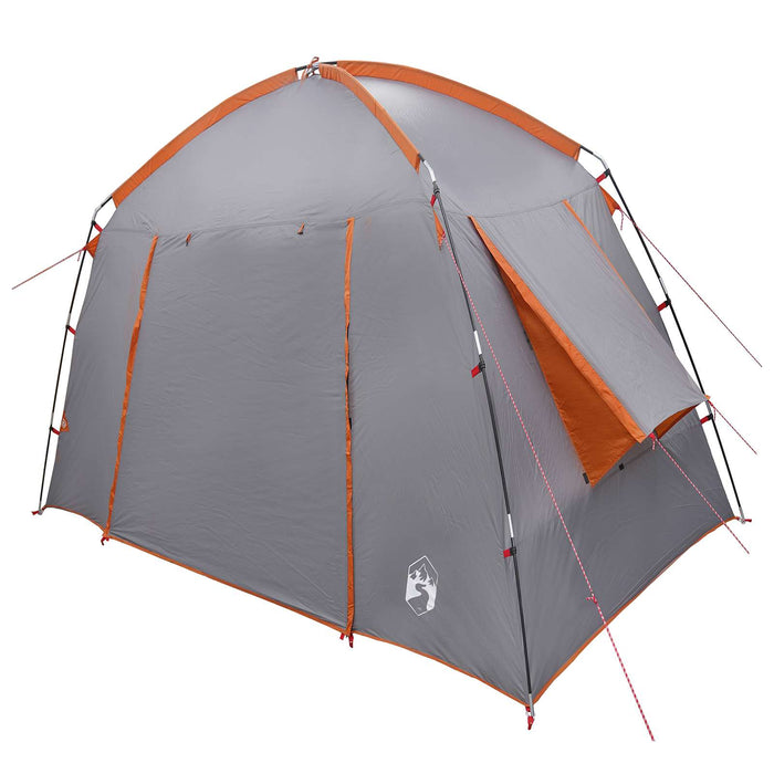 Tent Cabină Gri și Portocalie 210 x 210 x 138 cm Poliester WALTI