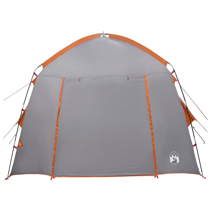 Tent Cabină Gri și Portocalie 210 x 210 x 138 cm Poliester WALTI