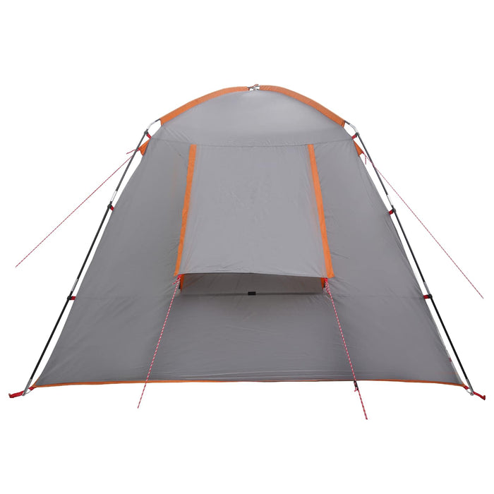 Tent Cabină Gri și Portocalie 210 x 210 x 138 cm Poliester WALTI