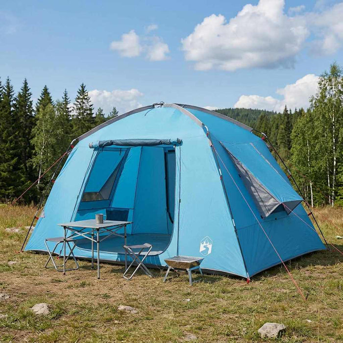 Tent Cabină cu acoperiș albastru 300 x 210 x 156 cm Poliester WALTI