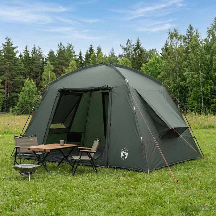 Tent Cabină cu acoperiș Verde Army 300 x 210 x 156 cm Poliester WALTI