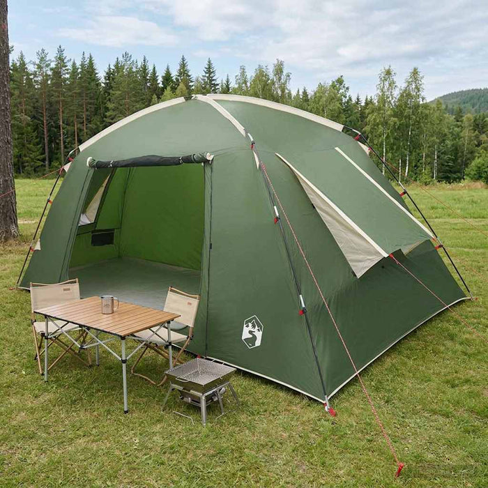 Tent Cabină cu acoperiș Verde 400 x 210 x 180 cm Poliester WALTI