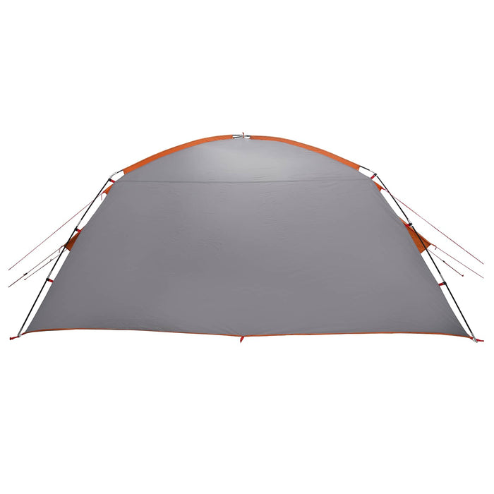 Tent Cabină Gri și Portocalie 400 x 210 x 180 cm Poliester WALTI