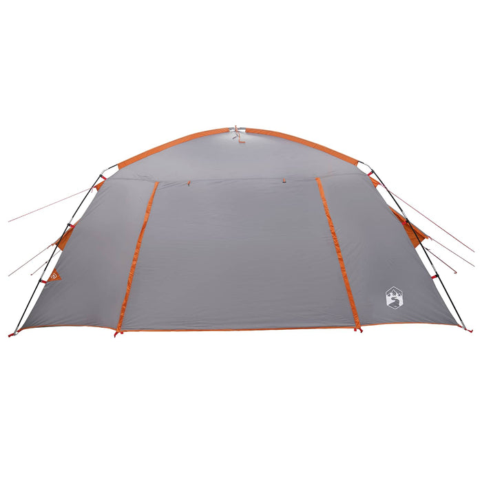 Tent Cabină Gri și Portocalie 400 x 210 x 180 cm Poliester WALTI