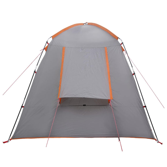 Tent Cabină Gri și Portocalie 400 x 210 x 180 cm Poliester WALTI