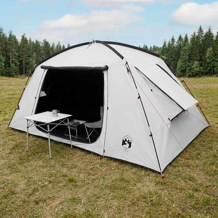 Tent Cabină Alb Blackout 400 x 210 x 180 cm Poliester WALTI