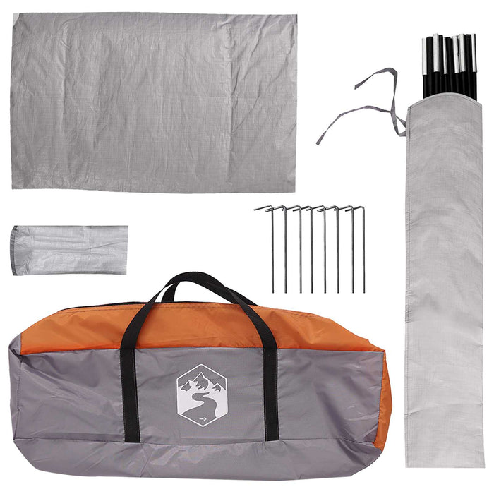 Cort de camping cu protecție împotriva ploii, rezistent la apă WALTI