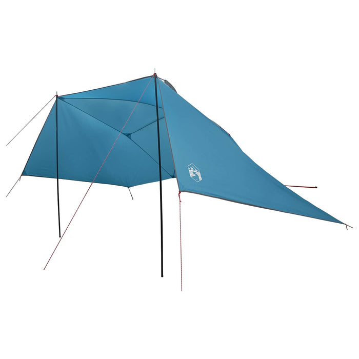 Cort pentru mașină cu acoperiș albastru 308 x 215 x 220 cm WALTI