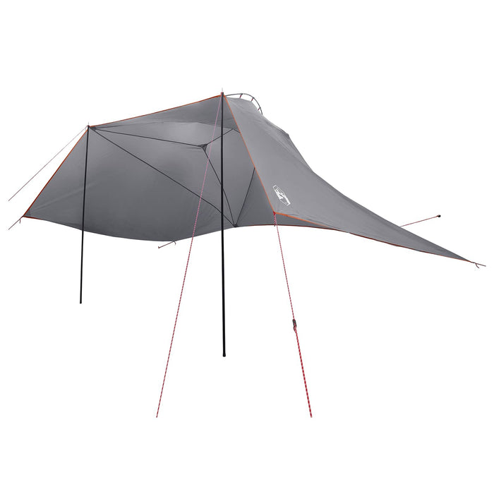 Cort pentru mașină cu acoperiș Gri și Portocalie 350 x 250 cm WALTI