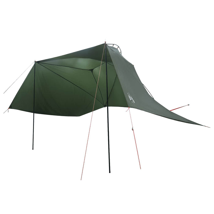 Cort pentru mașină Verde Army 350 x 250 cm Poliester și oțel WALTI