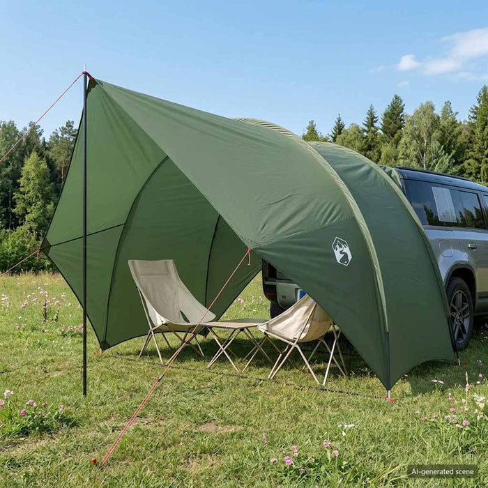 Copertină pentru portbagaj, rezistentă la apă Verde Army WALTI