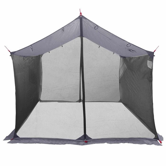 Cort de camping cu pereți din plasă Gri și Portocalie WALTI