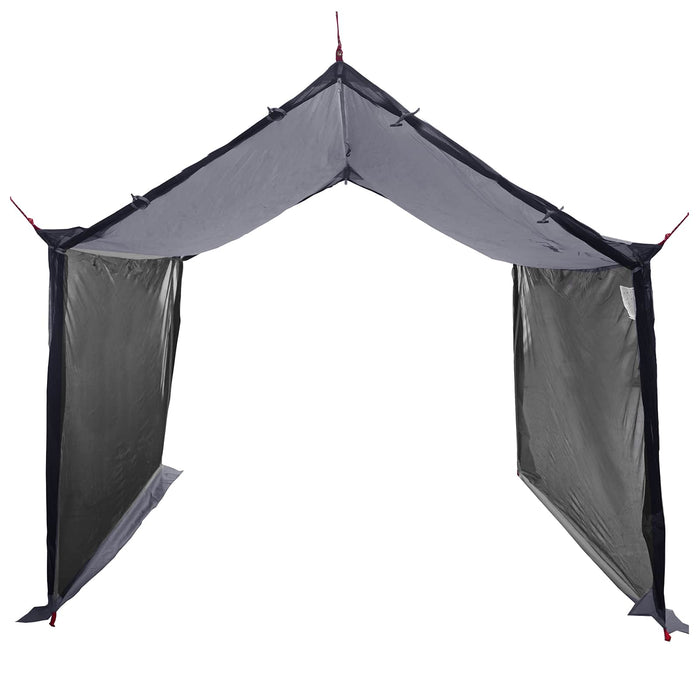 Cort de camping cu pereți din plasă Gri și Portocalie WALTI