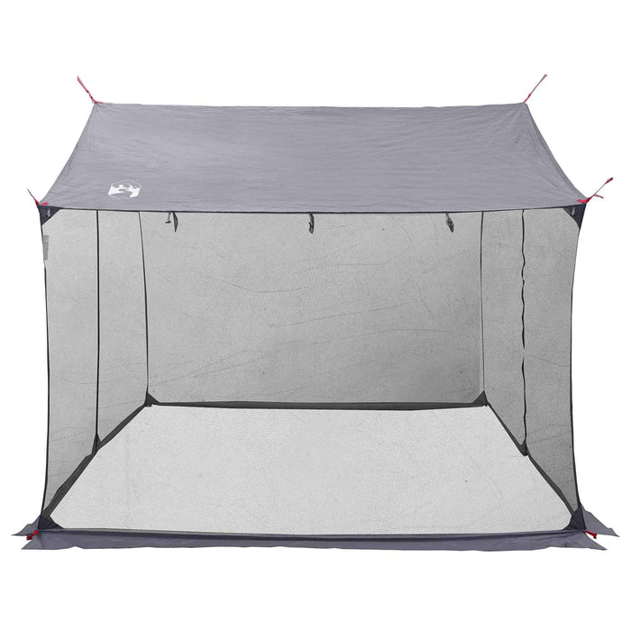 Cort de camping cu pereți din plasă Gri și Portocalie WALTI