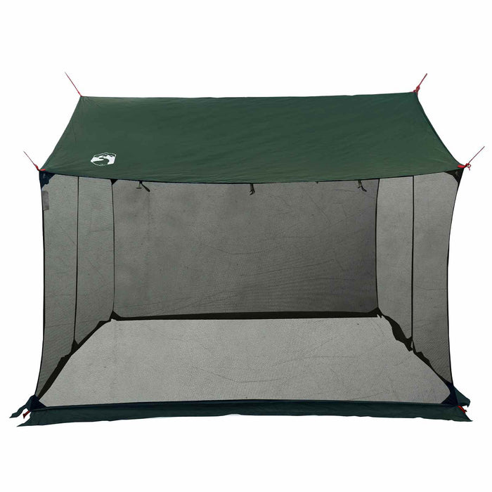 Cort de camping cu pereți din plasă Verde Army WALTI