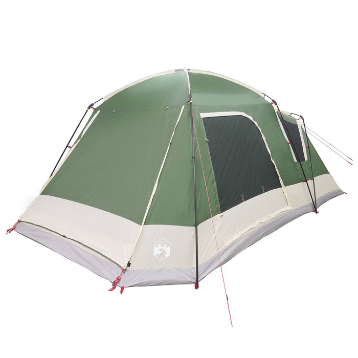 Tent Cabină cu acoperiș Verde 12-Persoane Poliester și oțel WALTI