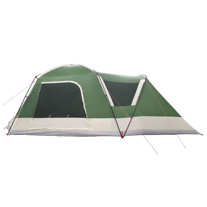 Tent Cabină cu acoperiș Verde 12-Persoane Poliester și oțel WALTI