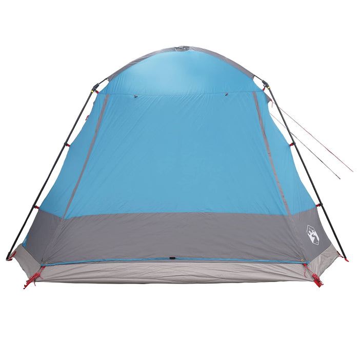 Tent Cabină cu acoperiș albastru 12-Persoane Poliester și oțel WALTI
