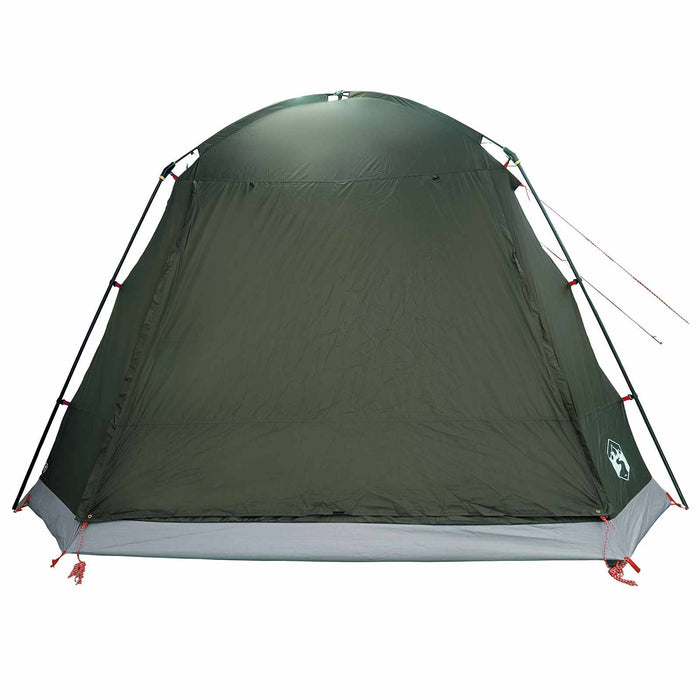 Tent Cabină Verde militar 12-Persoane Poliester și oțel WALTI