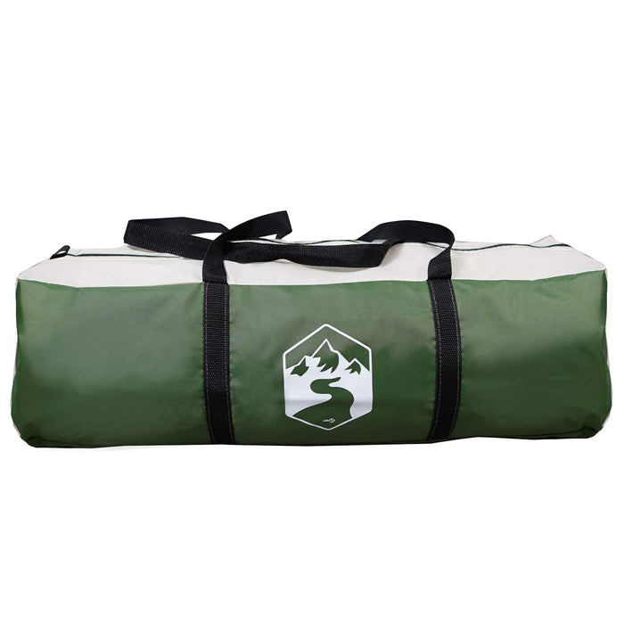 Tent Cabină cu acoperiș Verde 8 persoane Poliester și oțel - WALTI WALTI