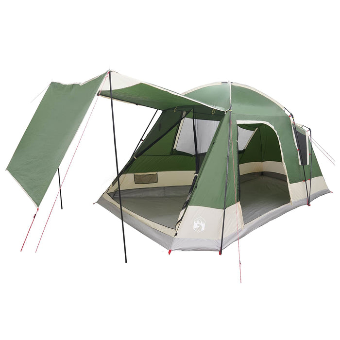 Tent Cabină cu acoperiș Verde 8 persoane Poliester și oțel - WALTI WALTI