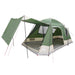 Tent Cabină cu acoperiș Verde 8 persoane Poliester și oțel - WALTI WALTI