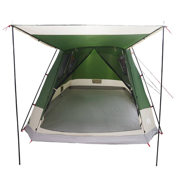 Tent Cabină cu acoperiș Verde 8 persoane Poliester și oțel - WALTI WALTI