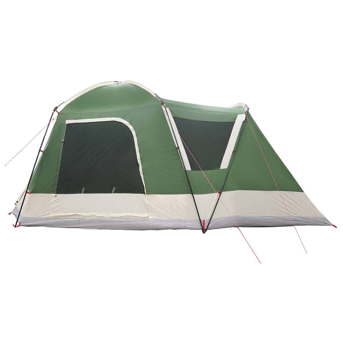 Tent Cabină cu acoperiș Verde 8 persoane Poliester și oțel - WALTI WALTI