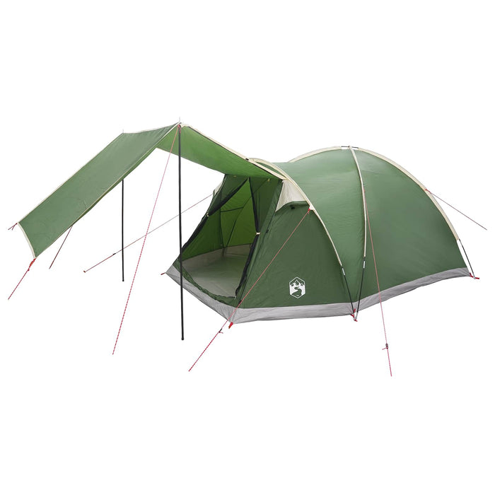 Tent Cabină cu acoperiș Verde 4 persoane Poliester și oțel WALTI