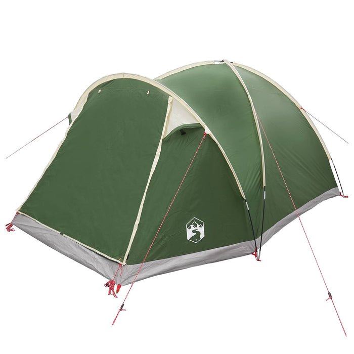 Tent Cabină cu acoperiș Verde 4 persoane Poliester și oțel WALTI