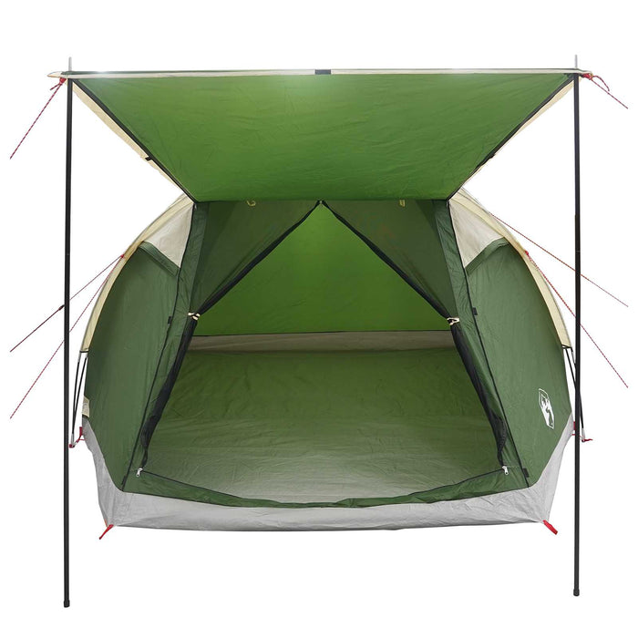 Tent Cabină cu acoperiș Verde 4 persoane Poliester și oțel WALTI