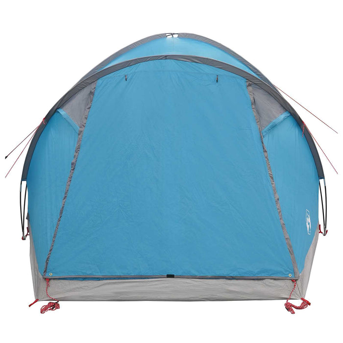 Tent Cabină cu acoperiș albastru 4 persoane Poliester și oțel WALTI