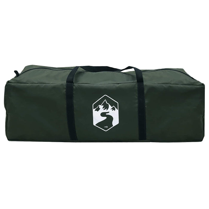 Tent Cabină Verde militar 4 persoane Poliester și oțel WALTI