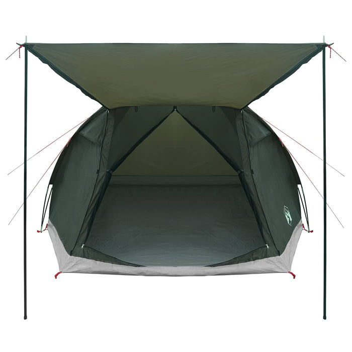 Tent Cabină Verde militar 4 persoane Poliester și oțel WALTI
