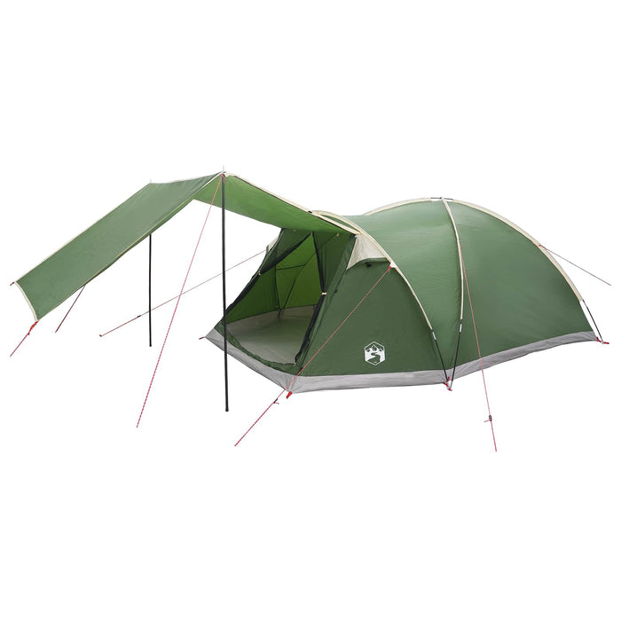 Tent Cabină cu acoperiș Verde 6 persoane Poliester și oțel WALTI