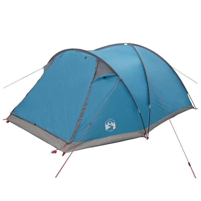 Tent Cabină cu acoperiș albastru 6 persoane Poliester și oțel WALTI