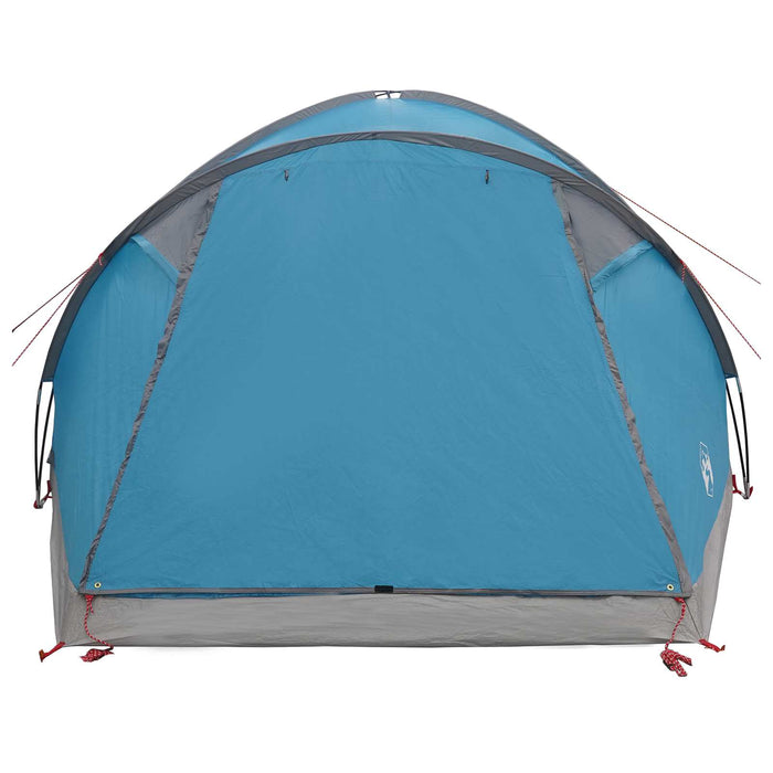 Tent Cabină cu acoperiș albastru 6 persoane Poliester și oțel WALTI